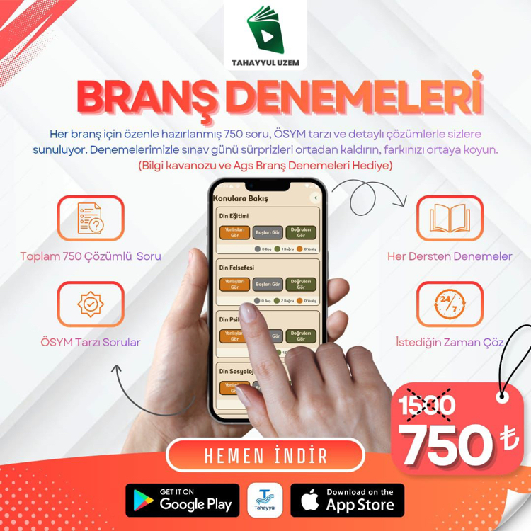 Tahayyül Branş Denemesi