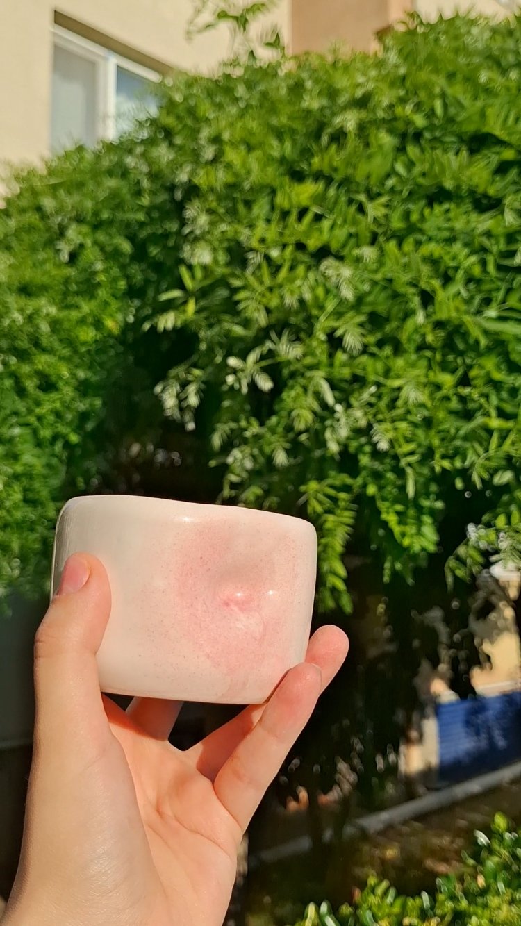pembe turuncu aura bardak