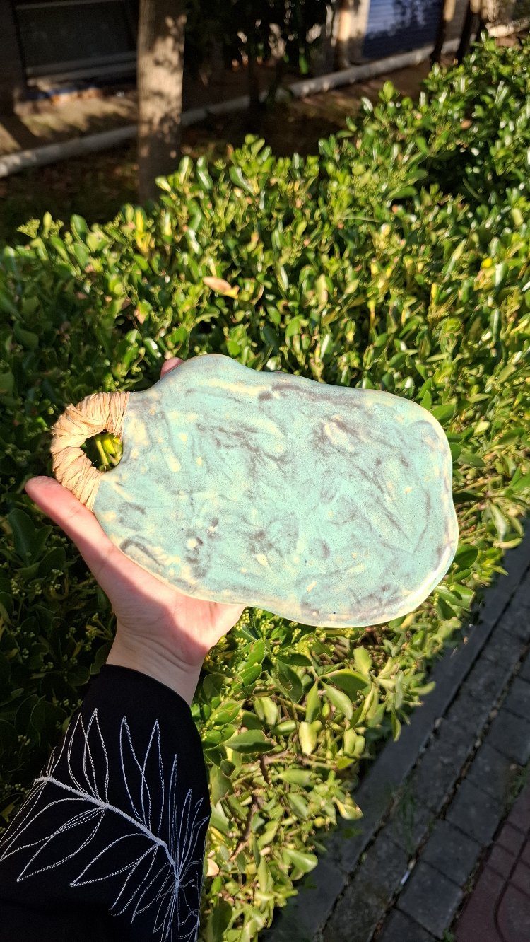 stoneware peynir tabağı