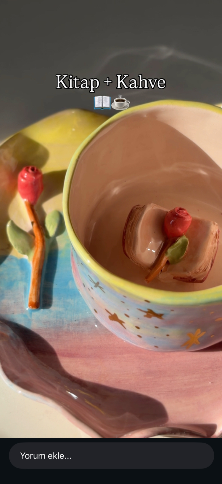 Kitapkurdu Mug+ bardak altlığı