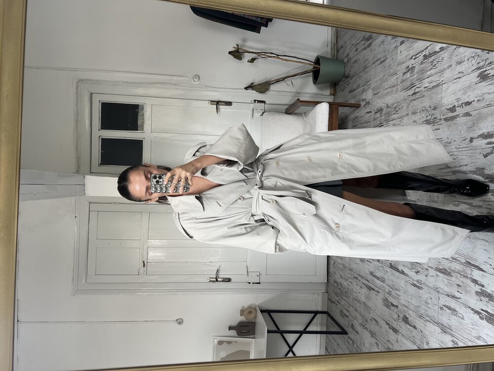 Alman Üretim Maxi Boy Premium Trenchcoat