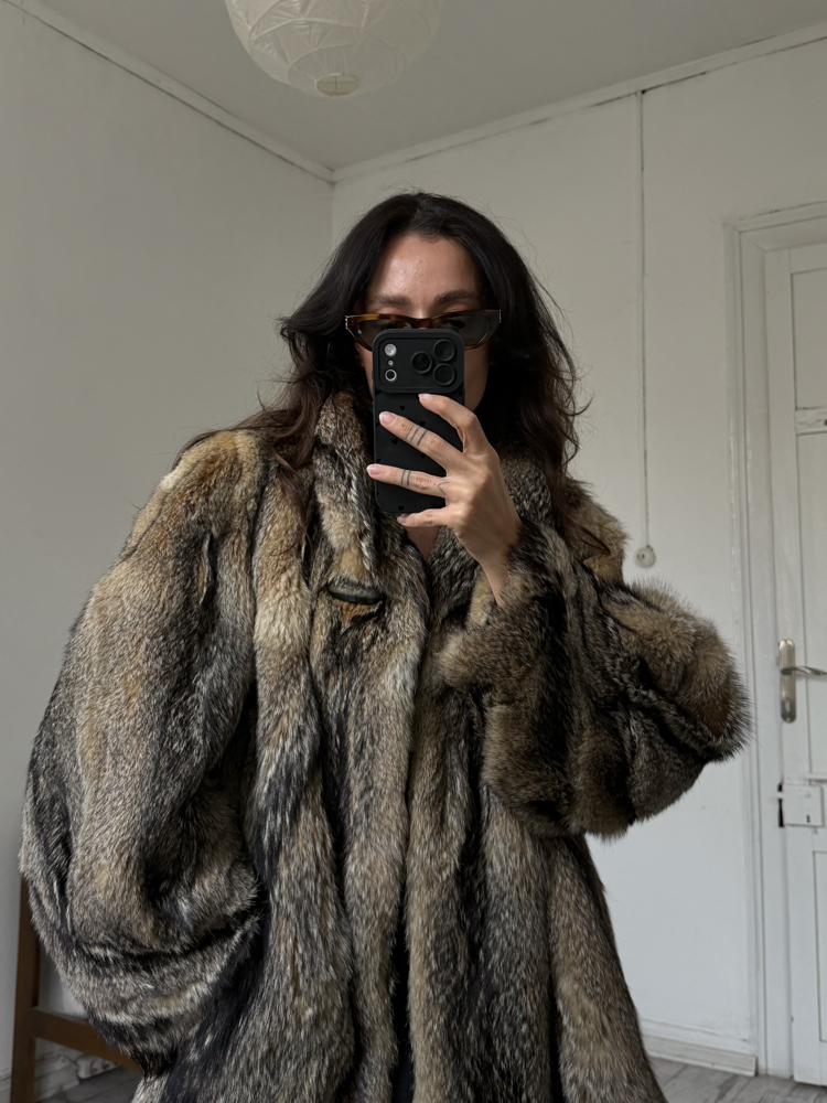 Stroll %100 Orjinal Gerçek Kürk (Tavşan) Exclusive Kaban