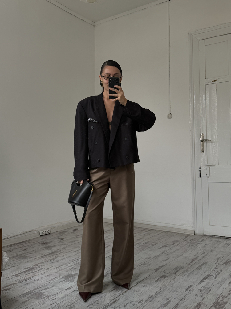 Ben Venuto İtalyan Smokin Crop Premium Blazer