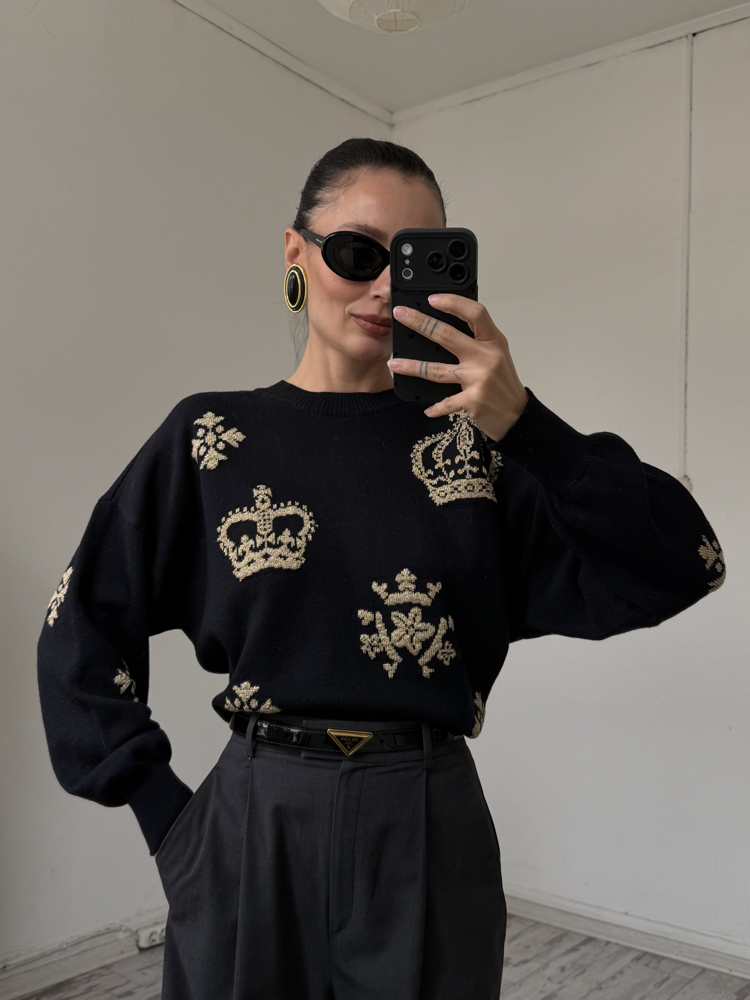 Escada %76 Merinos %15 İpek Koleksiyonluk Kazak