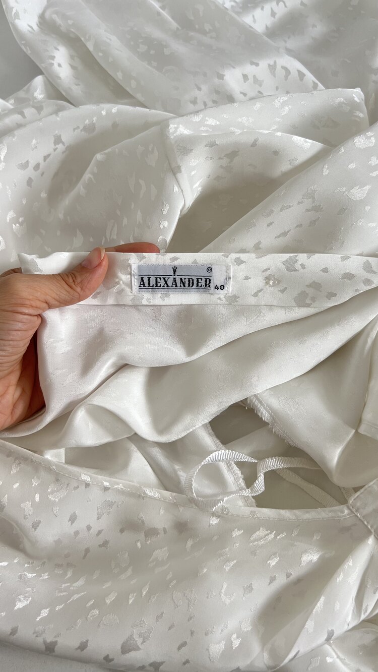 Alexander Tasarımcı İmzalı Jakarlı Degaje Premium Bluz