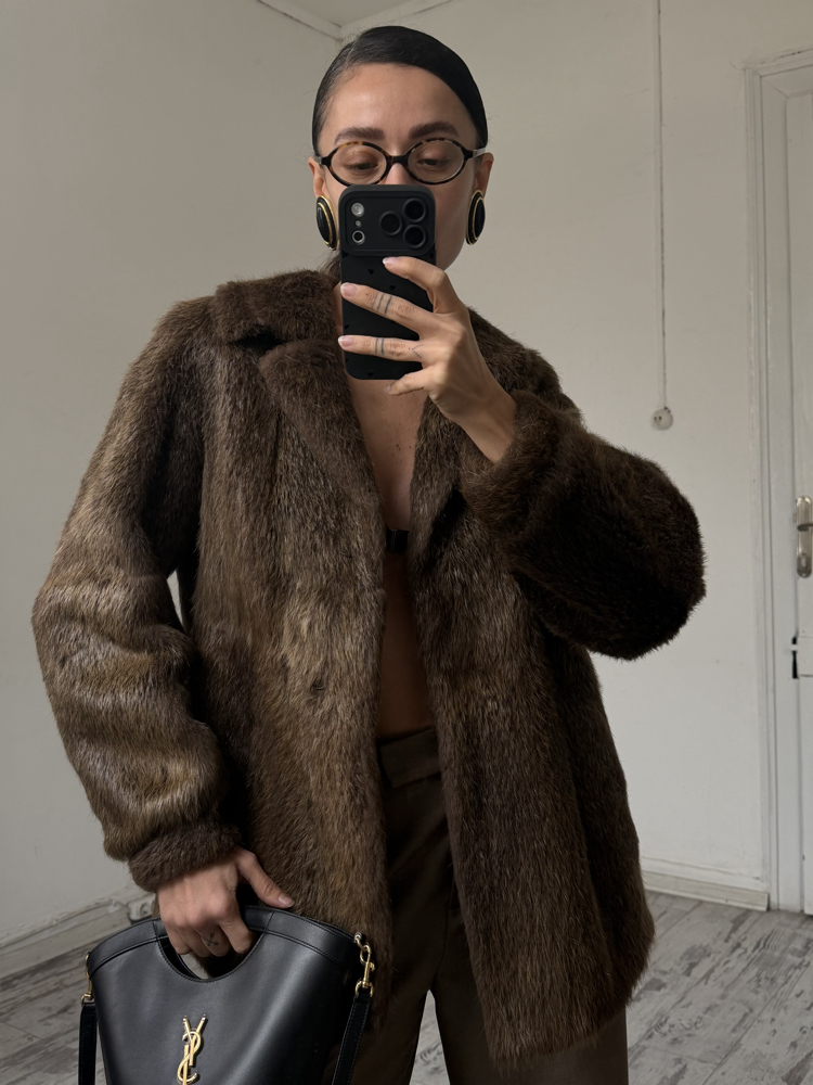 Pelzmoden Leppen Vreden-Ahaus Orjinal Mink Kürk