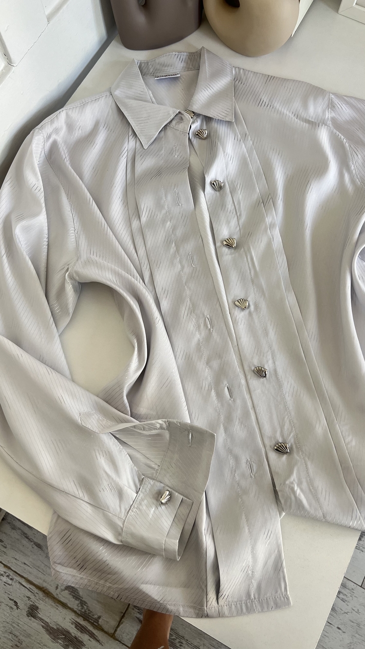 Paco Calvari Viscose Blend İstiridye Düğmeli Gömlek