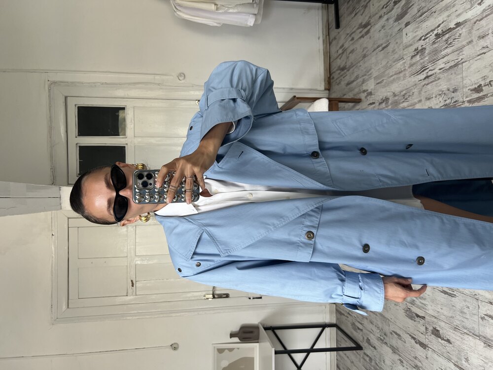 Alman Üretim Maxi Boy Nadir Parça Trenchcoat