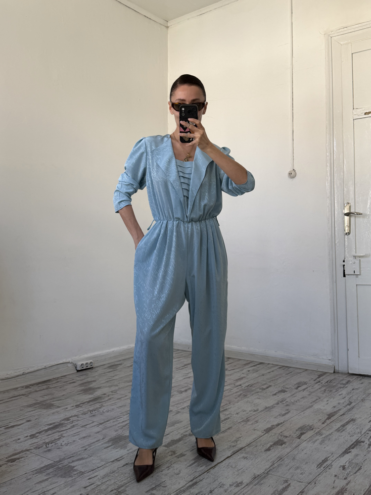 Alman Üretim Jakarlı Exclusive Seri 80s Tulum