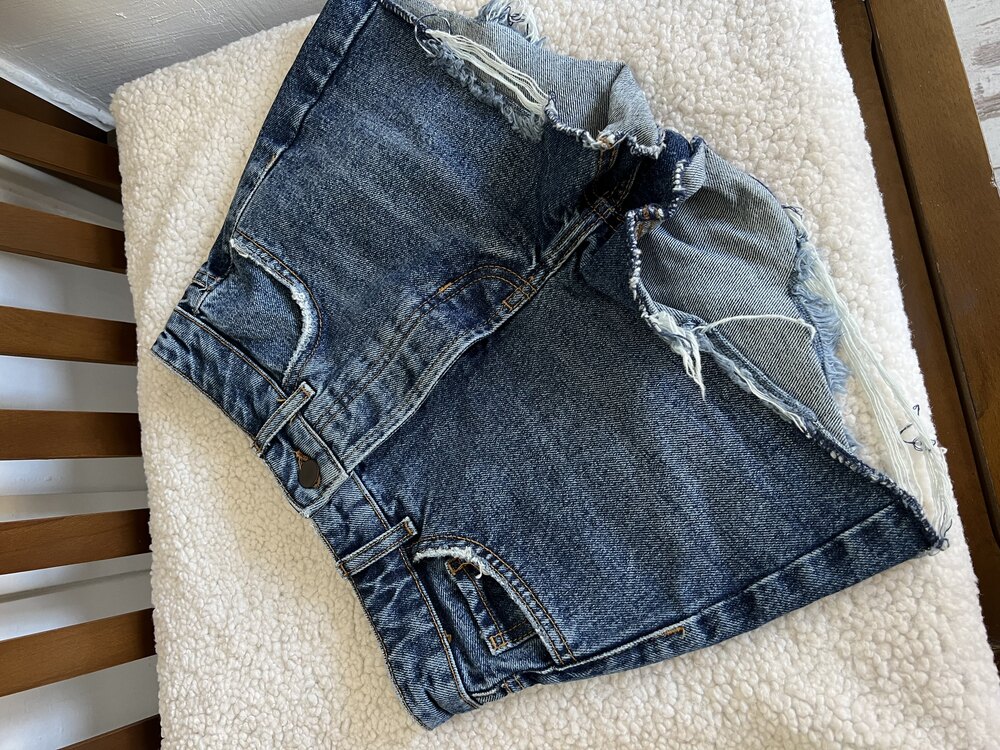 Heavy Cotton Denim Şort (Sıfır Ürün)