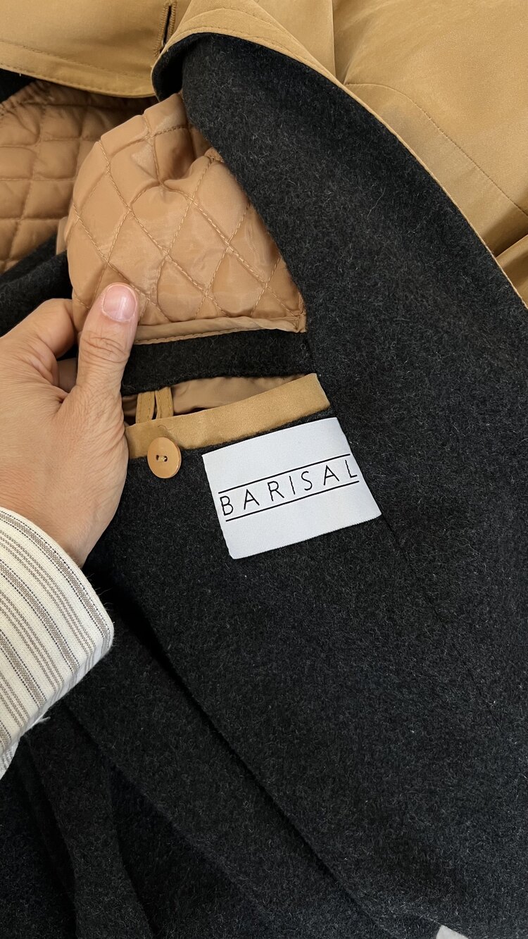 Barisal Germany Microseta Süet Dokulu Premium Trenchcoat