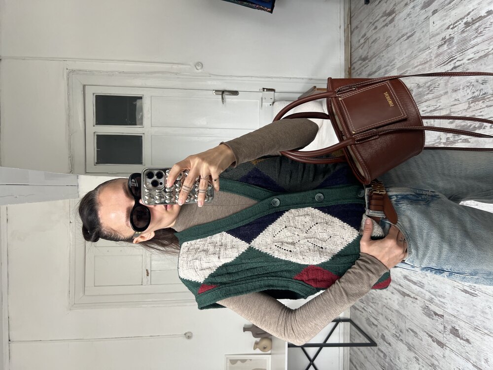 Carlo Colucci Wool and Alpaca Blend Unisex Premium Yelek