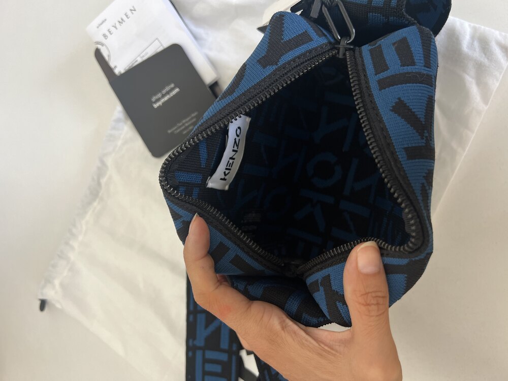 KENZO Marka Beymen Çıkışlı Faturalı Monogram Çanta