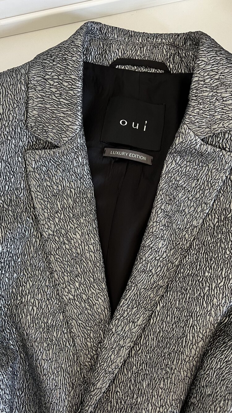 Oui Luxury Edition Metalic Lurex Premium Blazer