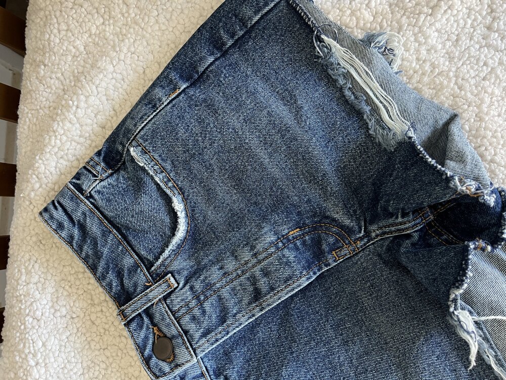 Heavy Cotton Denim Şort (Sıfır Ürün)