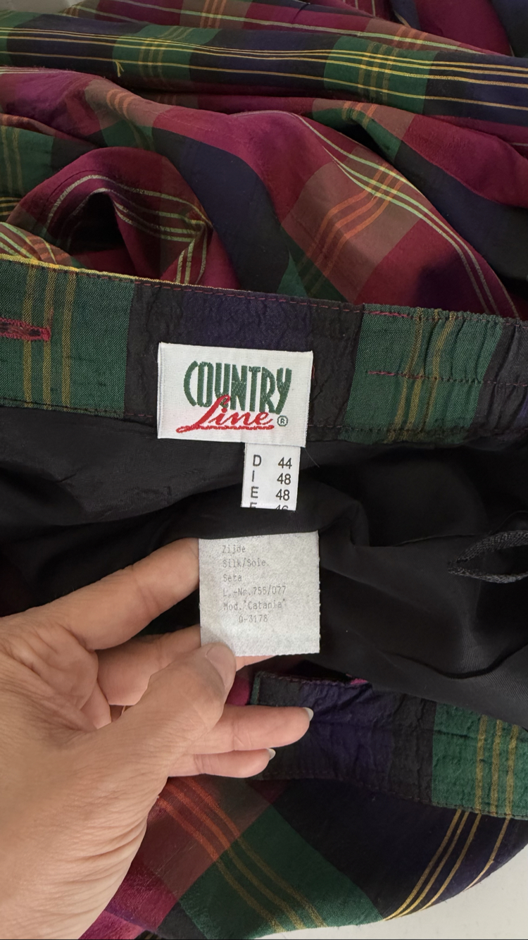 Country Line %100 İpek Avusturya Bavyera Etek