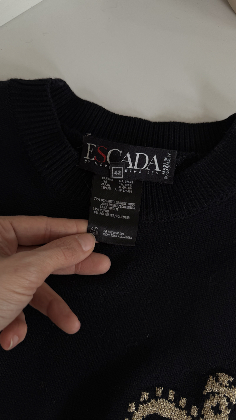 Escada %76 Merinos %15 İpek Koleksiyonluk Kazak