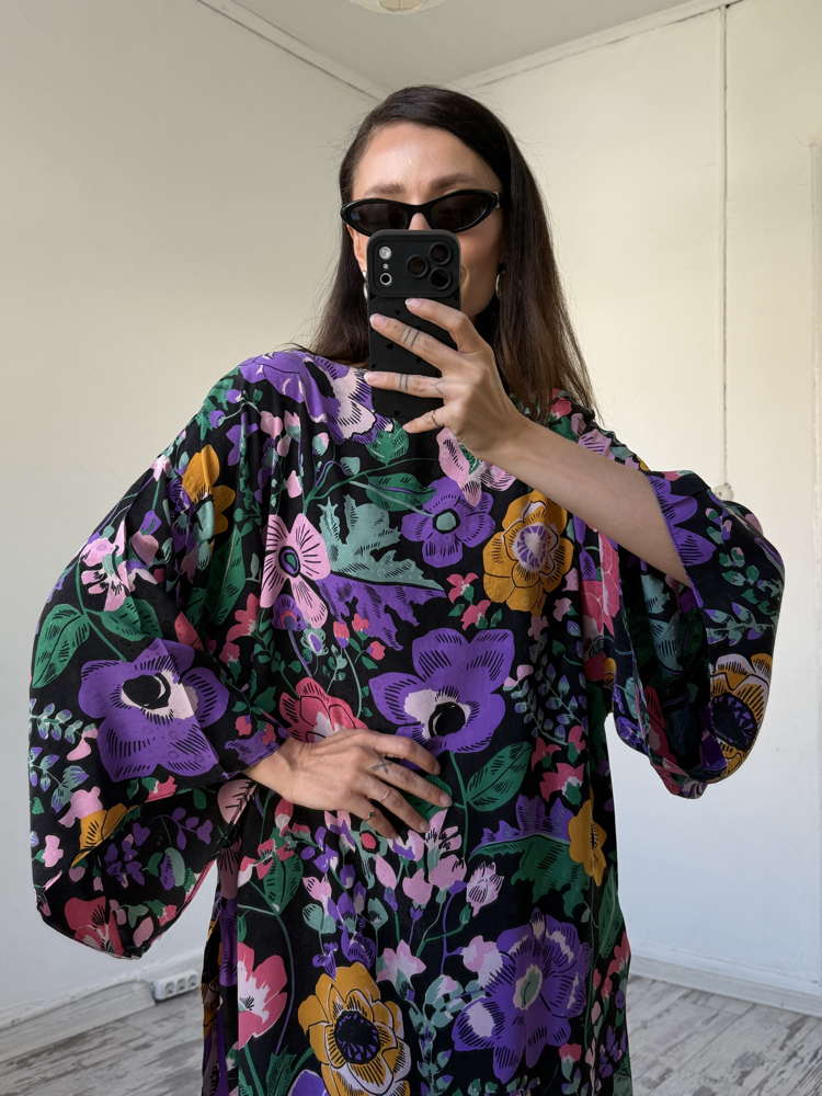 %100 İpek Custom Made Bel Fuları Hediyeli Elbise