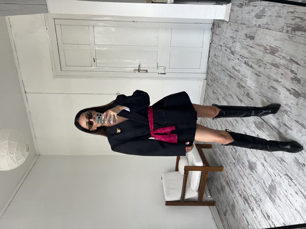 Şal Detaylı Alman Üretim Premium Blazer