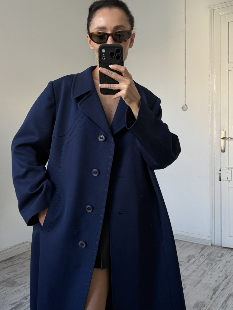 Adler Qualitat Trevira Exclusive Dokuma Trenchcoat