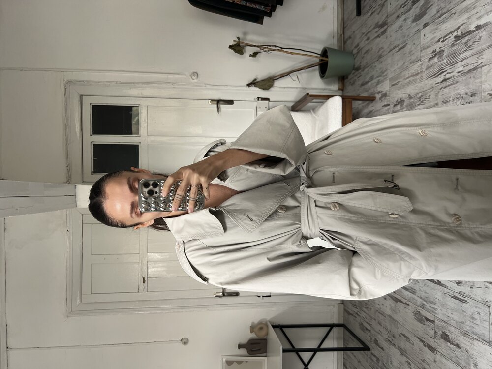 Alman Üretim Maxi Boy Premium Trenchcoat
