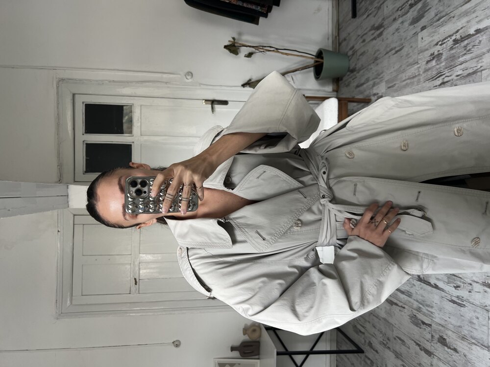 Alman Üretim Maxi Boy Premium Trenchcoat