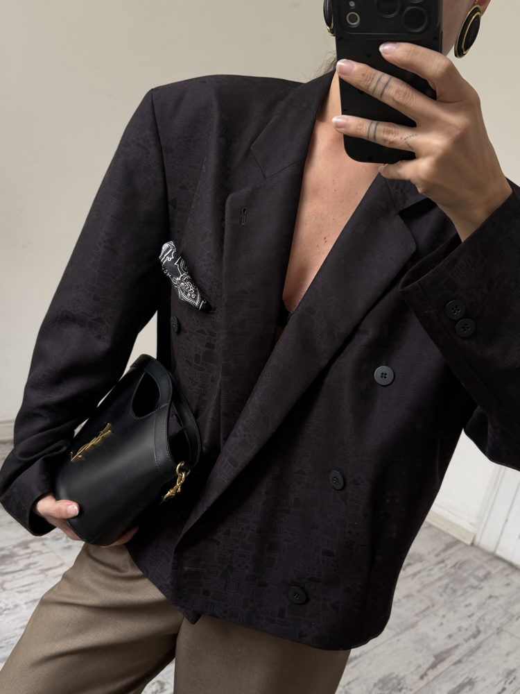 Ben Venuto İtalyan Smokin Crop Premium Blazer