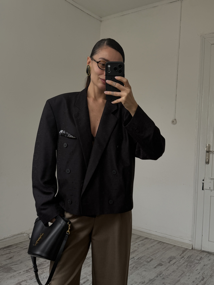 Ben Venuto İtalyan Smokin Crop Premium Blazer