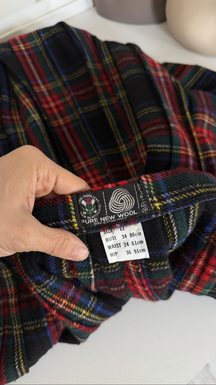Fine Woollens %100 Yün Orjinal İskoç Exclusive Seri Etek