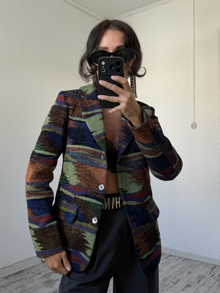 DW Shop Hollanda Menşeili Orj. El Dokuma Exclusive Blazer