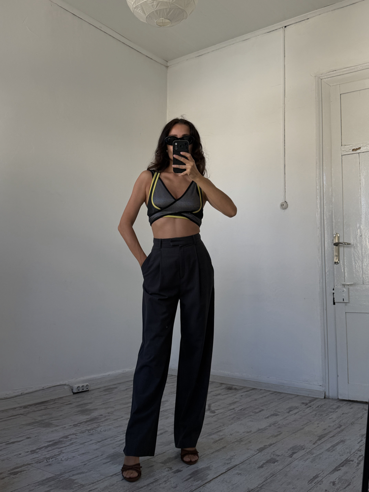 Alexander Wang H&M İş Birliği Spor Crop Bluz