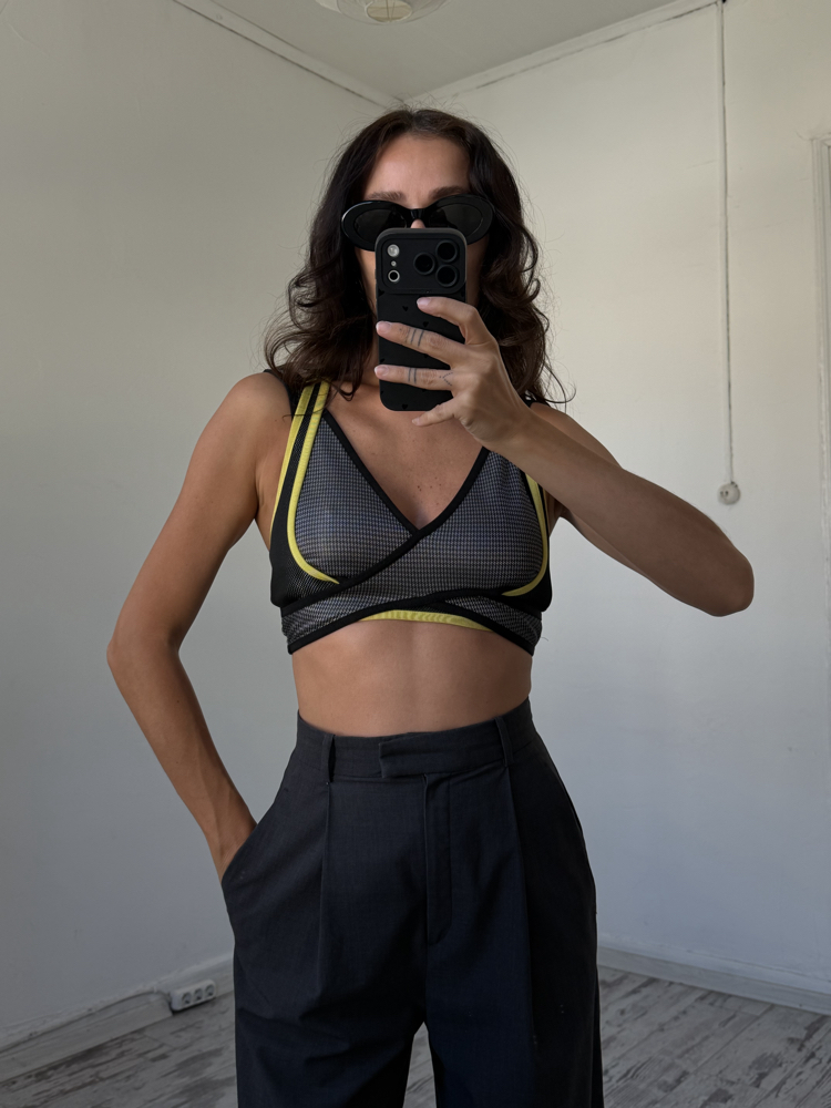 Alexander Wang H&M İş Birliği Spor Crop Bluz