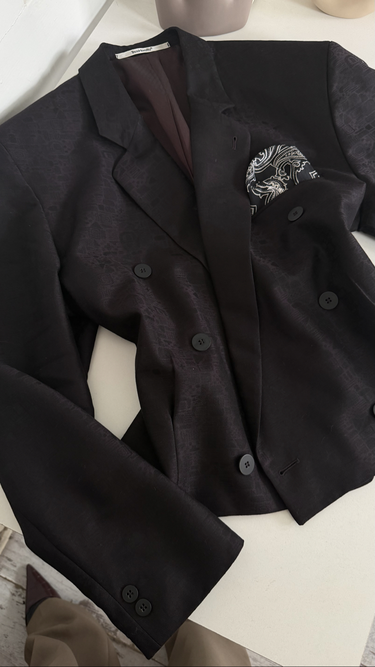 Ben Venuto İtalyan Smokin Crop Premium Blazer