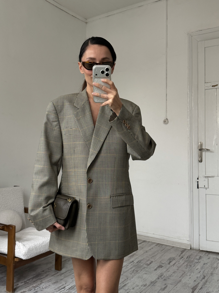 Paco Rabbane Paris %100 Yün Dokuma Exclusive Unisex Blazer