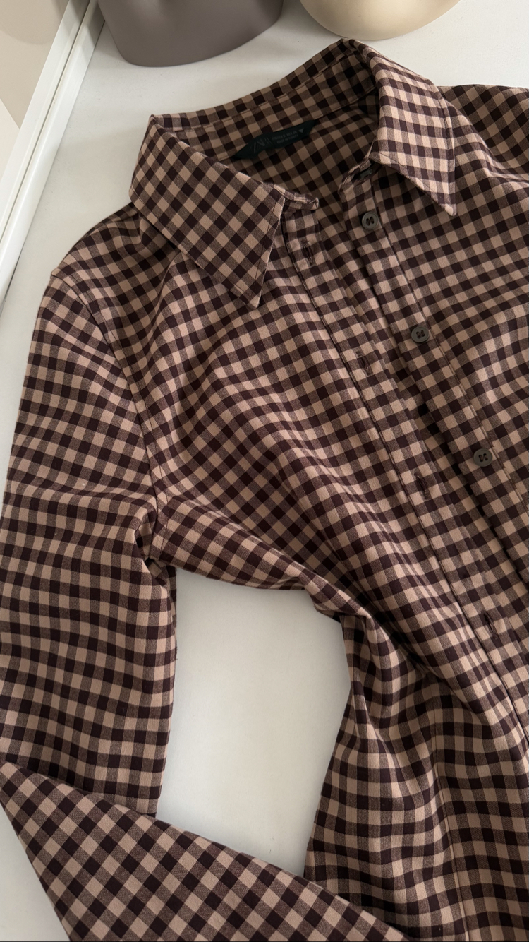 Cotton Blend İspanyol Güncel Kum Saati Model Gömlek