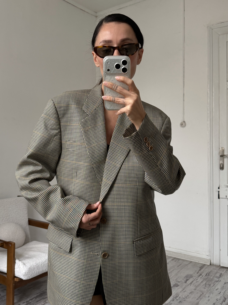 Paco Rabbane Paris %100 Yün Dokuma Exclusive Unisex Blazer
