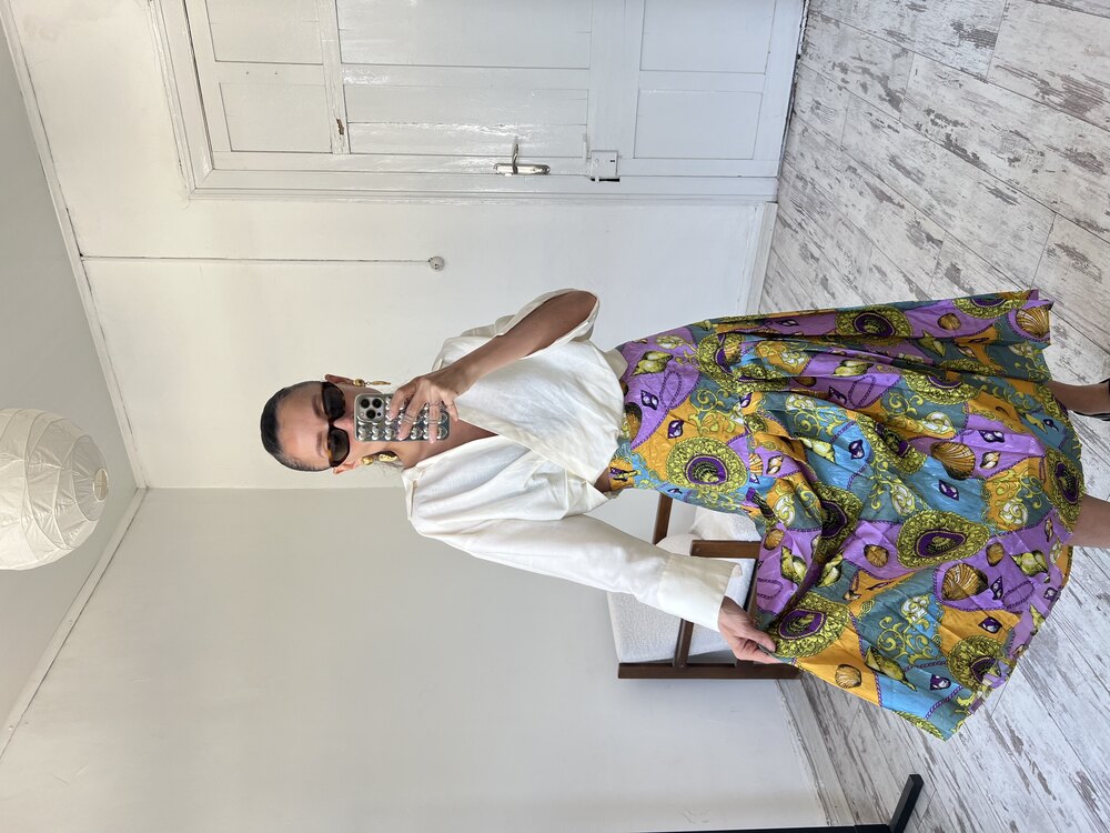 Canda Versace Print Koleksiyonluk Etek