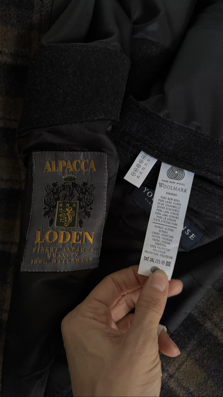 %100 Lama (Alpaka) Tüyü Nadir Parça Exclusive Kaşe Kaban
