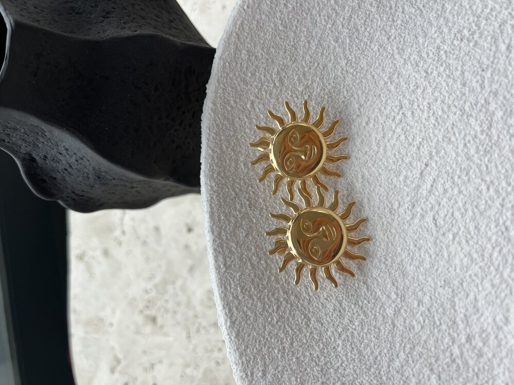 Helios Kararmaz Çelik Büyük Boy Premium Küpe