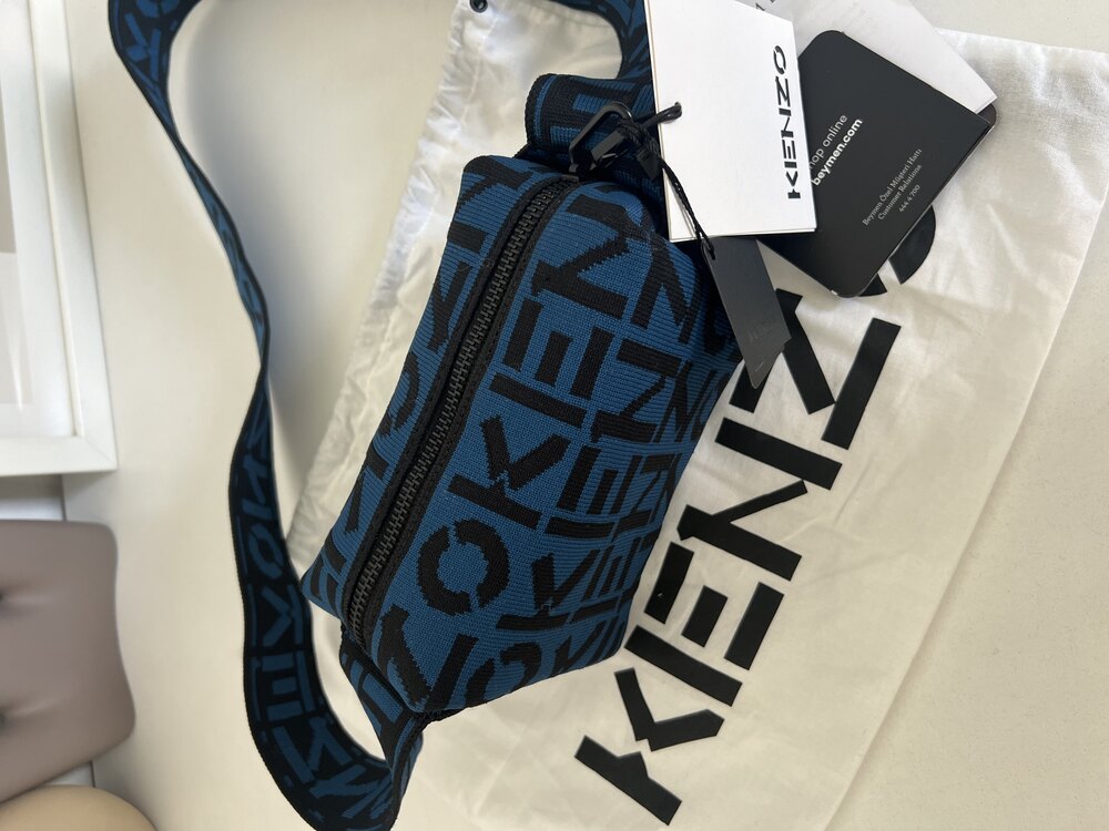 KENZO Marka Beymen Çıkışlı Faturalı Monogram Çanta