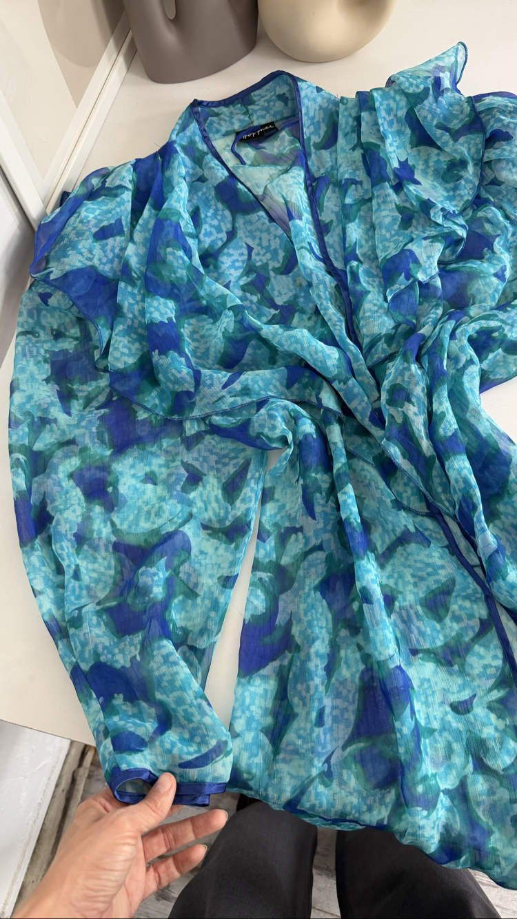 Höpfner Frill Detaylı Premium Kimono Gömlek