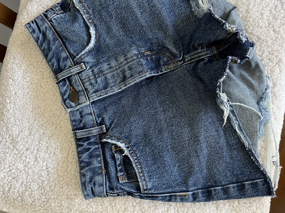 Heavy Cotton Denim Şort (Sıfır Ürün)