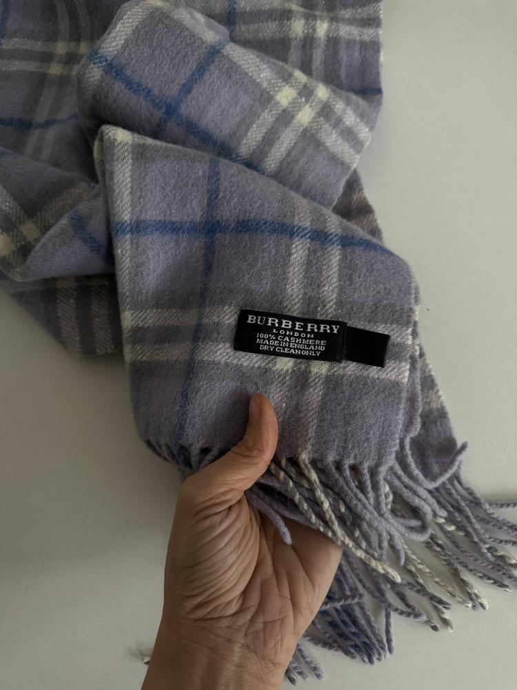 Burberry London %100 Kaşmir İngiliz Üretim Atkı