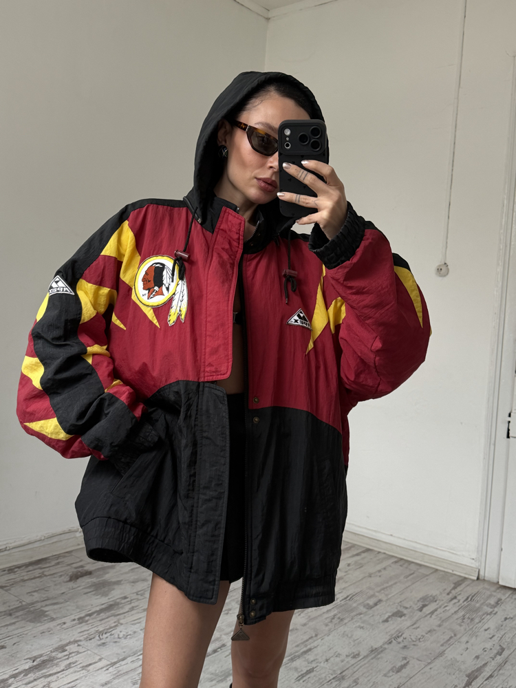 Orjinal NFL Red Skins İçi Kapitone Kaplama Dolgulu Unisex Mont