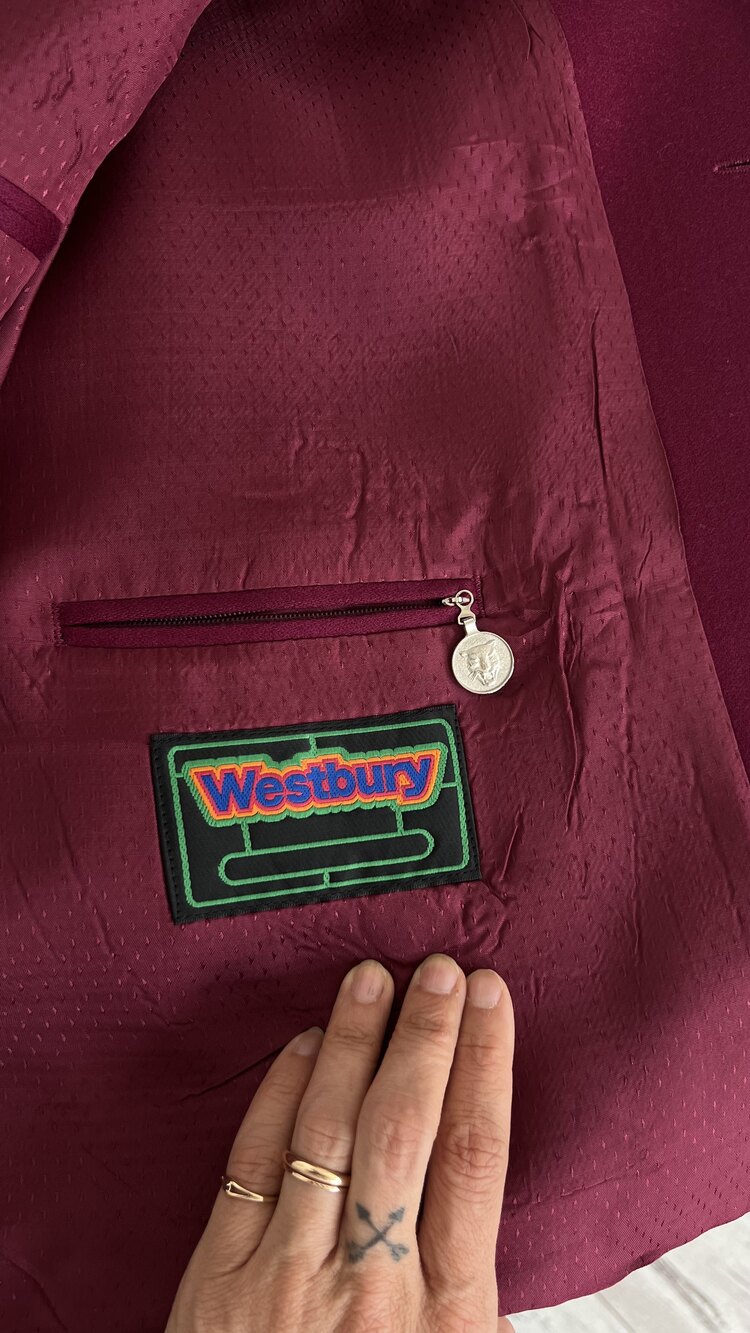 Westburry Wool Blend Midi Cherry Premium Blazer