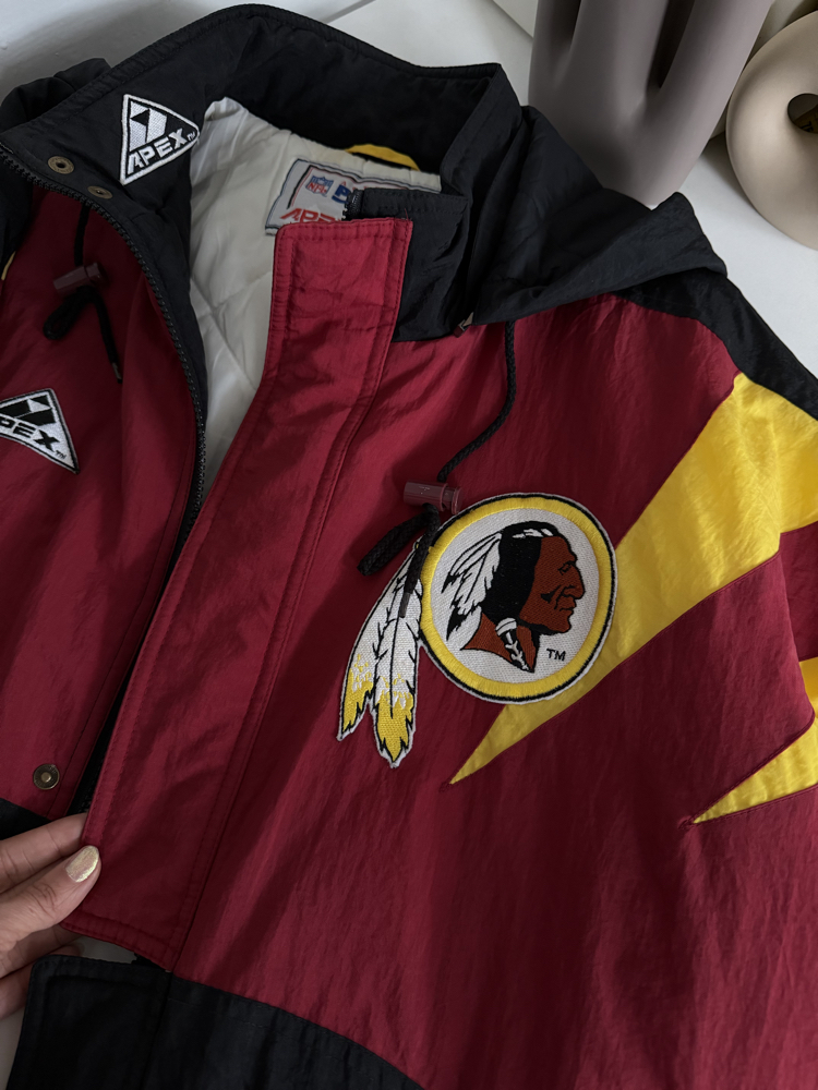 Orjinal NFL Red Skins İçi Kapitone Kaplama Dolgulu Unisex Mont