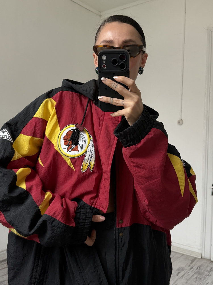 Orjinal NFL Red Skins İçi Kapitone Kaplama Dolgulu Unisex Mont