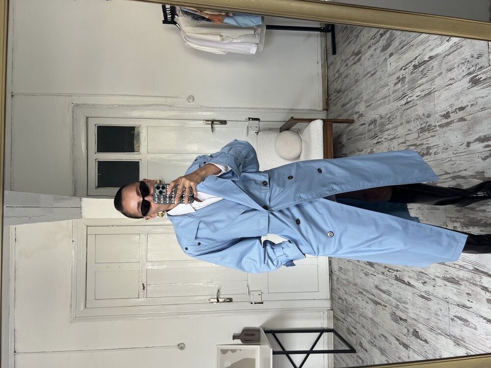 Alman Üretim Maxi Boy Nadir Parça Trenchcoat