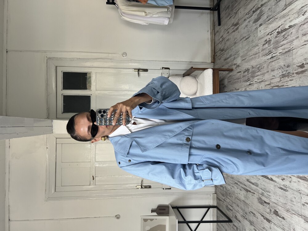 Alman Üretim Maxi Boy Nadir Parça Trenchcoat