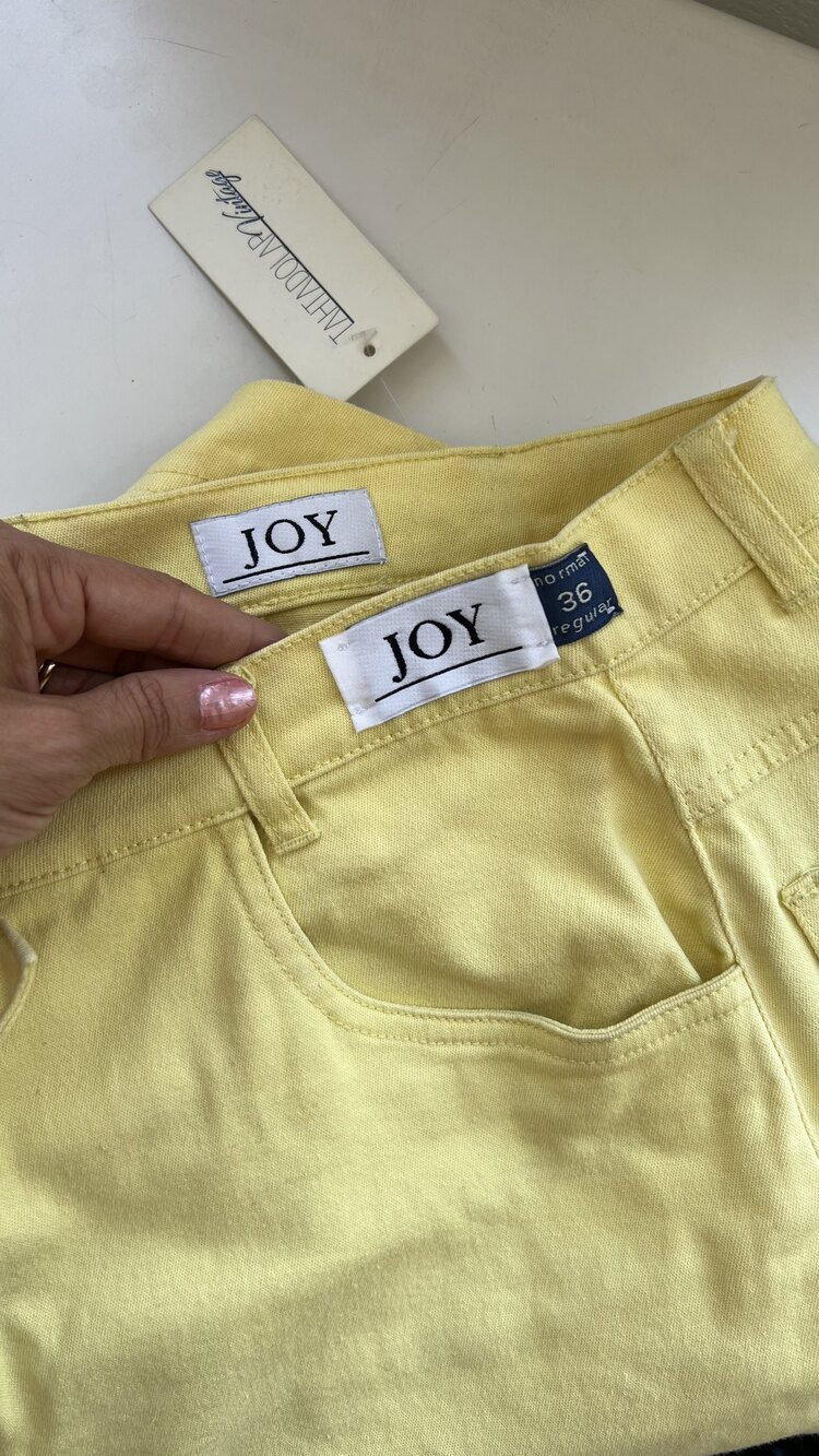 Joy Germany Denim Kumaş Gül Detaylı Şort